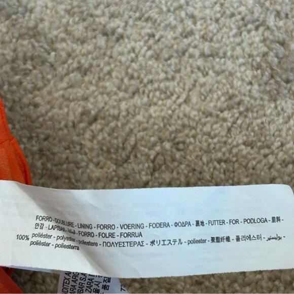 Zara Bright orange cutout camisole top blouse Sz L NWOT spring summer festival - Picture 15 of 16